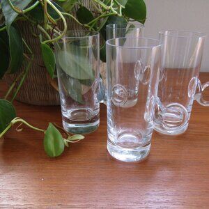 Set of 4 Vintage LENOX Crystal Irish Coffee Mugs - Elegant 70s Barware!